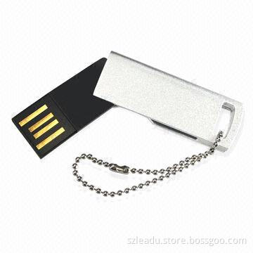 Mini Swivel USB Flash Drive, metal